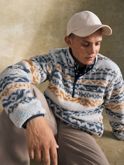 Columbia Mens Rugged Ridge III Sherpa Half Snap Fleece - Image 1 of 5