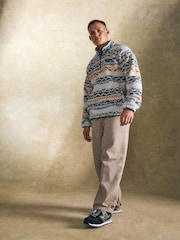 Columbia Mens Rugged Ridge III Sherpa Half Snap Fleece - Image 2 of 5