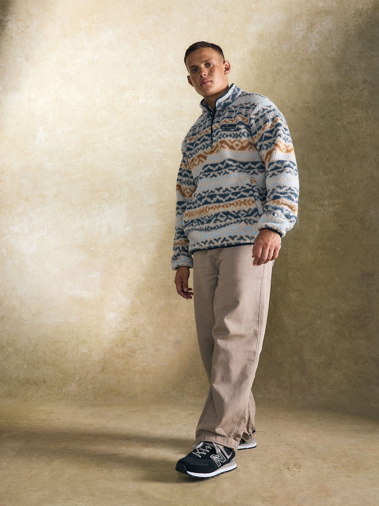 Columbia Mens Rugged Ridge III Sherpa Half Snap Fleece - Image 2 of 5