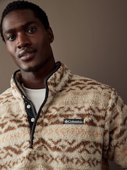 Columbia Mens Rugged Ridge III Sherpa Half Snap Fleece - Image 2 of 2