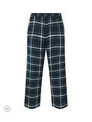PixieGirl Petite Blue Check Cotton Pyjama Trousers - Image 7 of 7