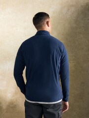 Columbia Mens Blue Klamath Range II Quarter Zip Fleece - Image 3 of 5