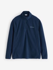 Columbia Mens Blue Klamath Range II Quarter Zip Fleece - Image 5 of 5