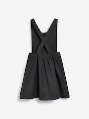 Grey Bow Pocket Detail School Pinafore Dress (3-14yrs) - Image 8 of 9