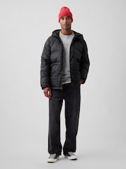 Gap Black Heavyweight Puffer Jacket - Image 3 of 4