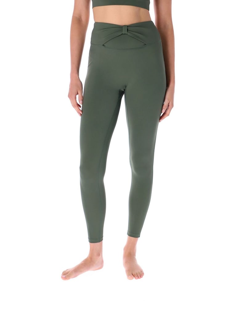Ted Baker Sport Green Joanne Yoga Bow Detail Leggings - Image 1 of 4 Ted Baker Sport Green Joanne Yoga Bow Detail Leggings - Image 1 of 4