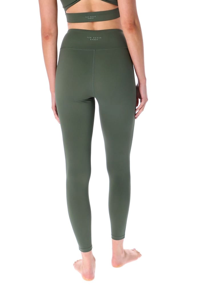 Ted Baker Sport Green Joanne Yoga Bow Detail Leggings - Image 2 of 4 Ted Baker Sport Green Joanne Yoga Bow Detail Leggings - Image 2 of 4