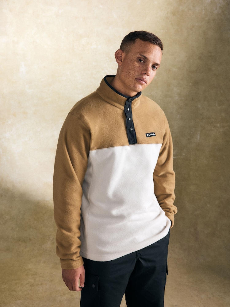 Columbia Mens Steens Mountain II Half Snap Fleece - Image 2 of 5 Columbia Mens Steens Mountain II Half Snap Fleece - Image 2 of 5