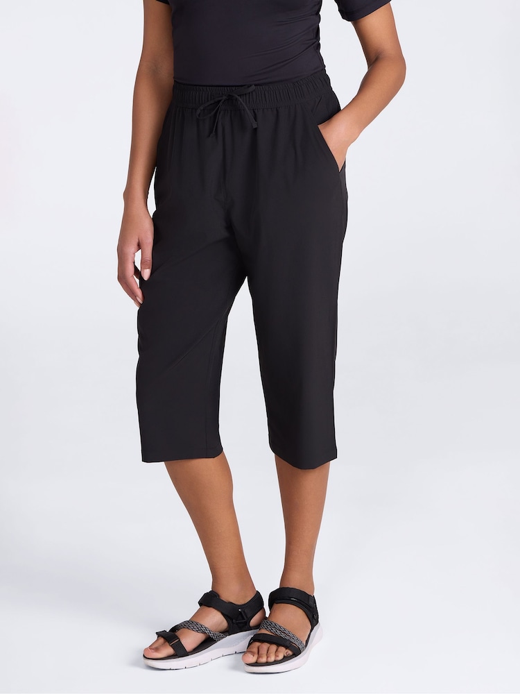 Mountain Warehouse Black Tide Quick Dry UV Trousers - Image 1 of 4 Mountain Warehouse Black Tide Quick Dry UV Trousers - Image 1 of 4