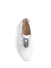 Van Dal White Leather Lace Up Trainers - Image 4 of 5