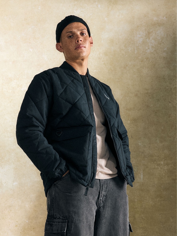 Columbia Rad Quilted Black Jacket - Image 2 of 7 Columbia Rad Quilted Black Jacket - Image 2 of 7