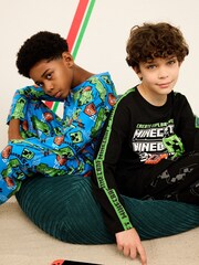 Blue/Black Pyjamas 2 Pack (5-16yrs) - Image 2 of 10