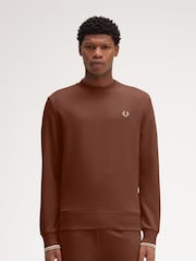 Fred Perry Crew Neck 100% Cotton Sweatshirt - Image 1 of 6