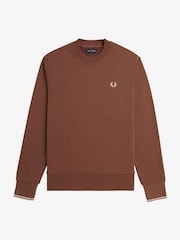 Fred Perry Crew Neck 100% Cotton Sweatshirt - Image 5 of 6