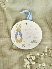 JoJo Maman Bébé Peter Rabbit Welcome to Our World Plaque - Imagem 1 de 4
