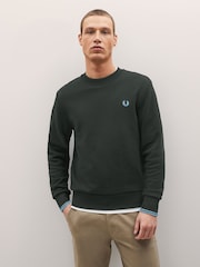 Fred Perry Crew Neck 100% Cotton Sweatshirt - Image 1 of 5