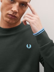Fred Perry Crew Neck 100% Cotton Sweatshirt - Image 3 of 5