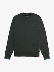 Fred Perry Crew Neck 100% Cotton Sweatshirt - Image 4 of 5