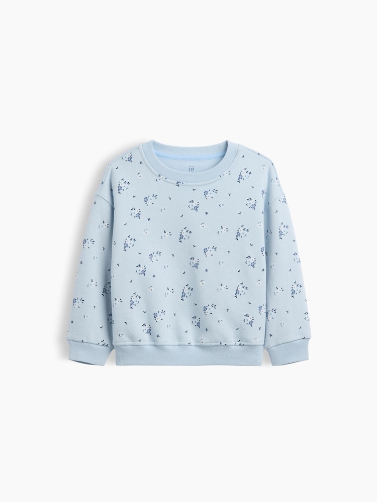 Blue Floral - Gap Vintage Soft Print Sweatshirt (6mths-5yrs) - Larawan 1 ng 1