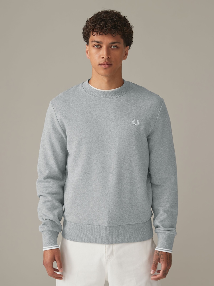 Fred Perry Crew Neck 100% Cotton Sweatshirt - Image 2 of 4