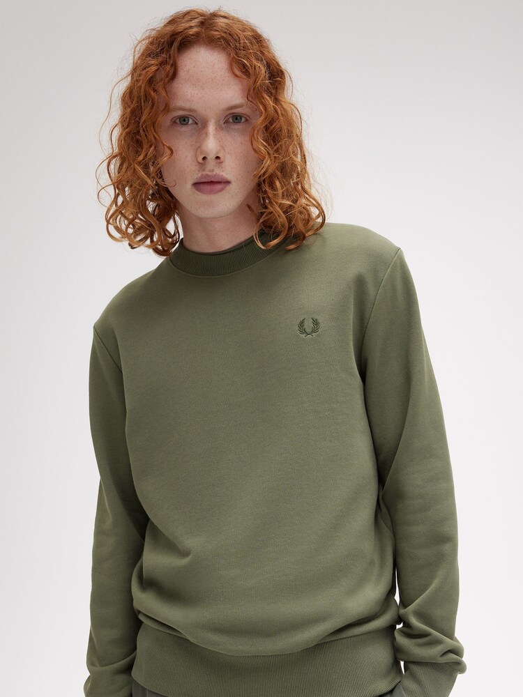 Fred Perry Crew Neck 100% Cotton Sweatshirt - Image 2 of 7