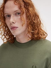 Fred Perry Crew Neck 100% Cotton Sweatshirt - Image 3 of 7