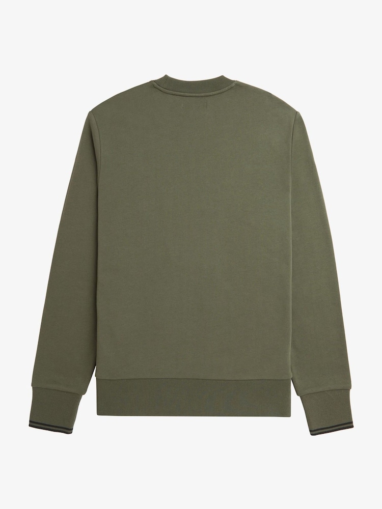 Fred Perry Crew Neck 100% Cotton Sweatshirt - Image 7 of 7
