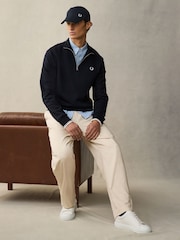 Fred Perry Quarter Zip Sweatshirt - Image 1 of 4