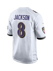 Nike White NFL Baltimore Ravens Game Road Jersey - Lamar Jackson - Image 3 of 3