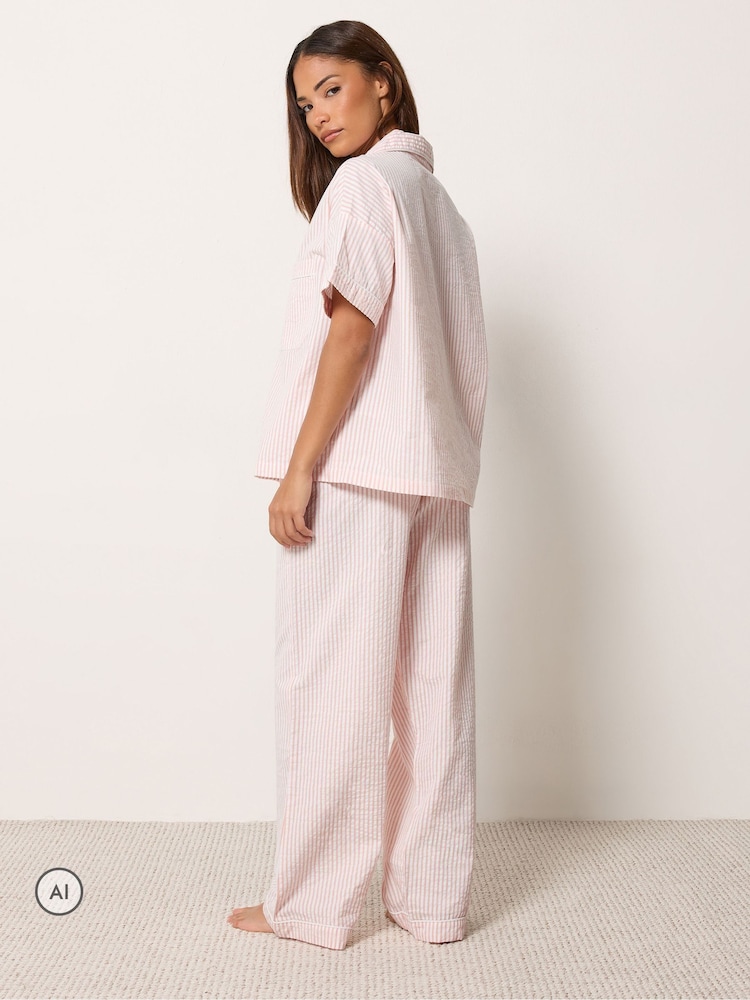 PixieGirl Petite жолақты кең аяқты пижама жиынтығы - 6суретінің 2 суреті
