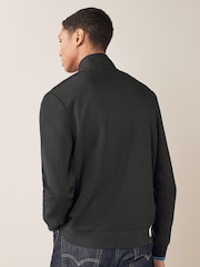 Fred Perry Mens 100% Cotton Quarter Zip Sweatshirt - Image 2 of 7
