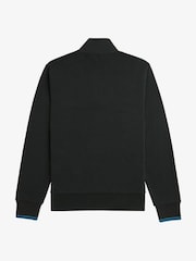 Fred Perry Mens 100% Cotton Quarter Zip Sweatshirt - Image 7 of 7