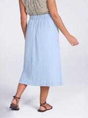 Mountain Warehouse Blue Zamora Button Through Womens UV Skirt - Image 3 of 4