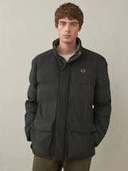 Fred Perry Black Padded Jacket - Image 1 of 10