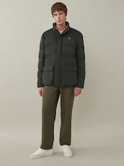 Fred Perry Black Padded Jacket - Image 2 of 10