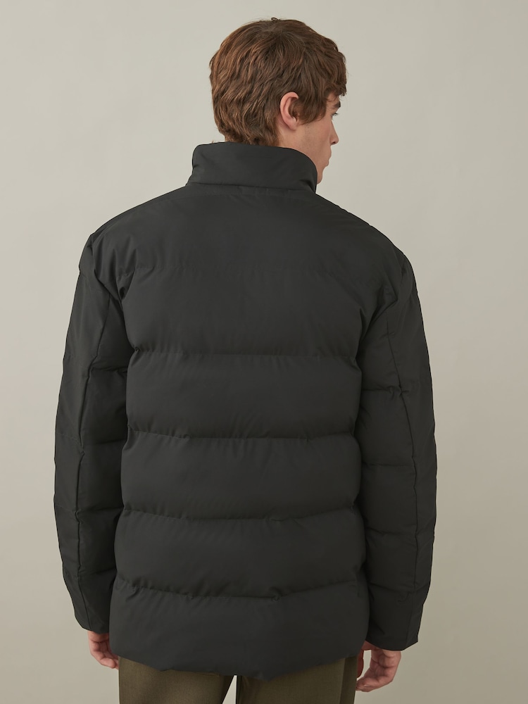 Fred Perry Black Padded Jacket - Image 3 of 10