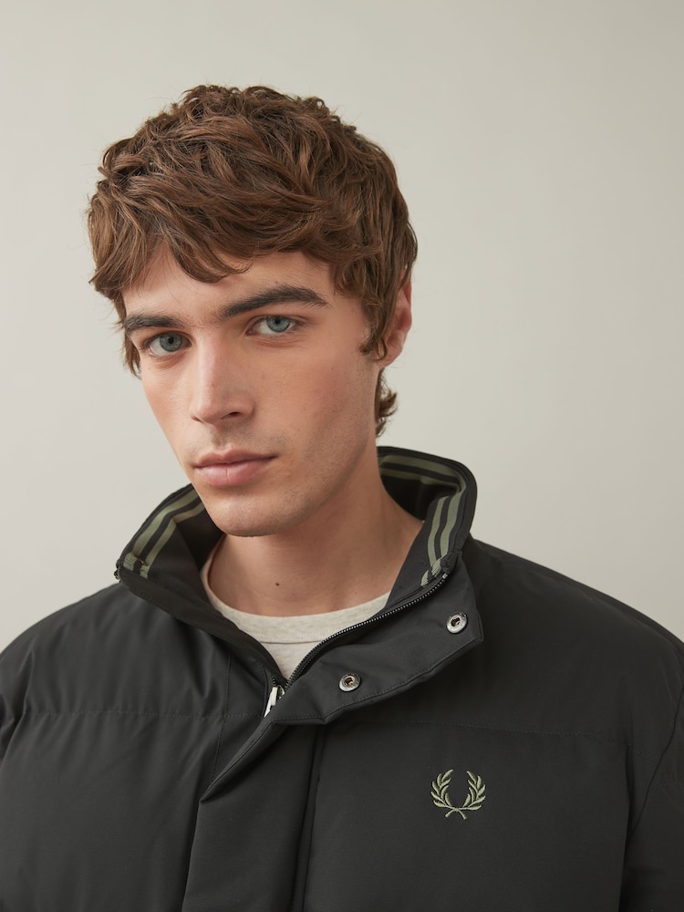 Fred Perry Black Padded Jacket - Image 4 of 10