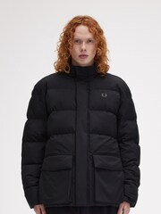 Fred Perry Black Padded Jacket - Image 7 of 10