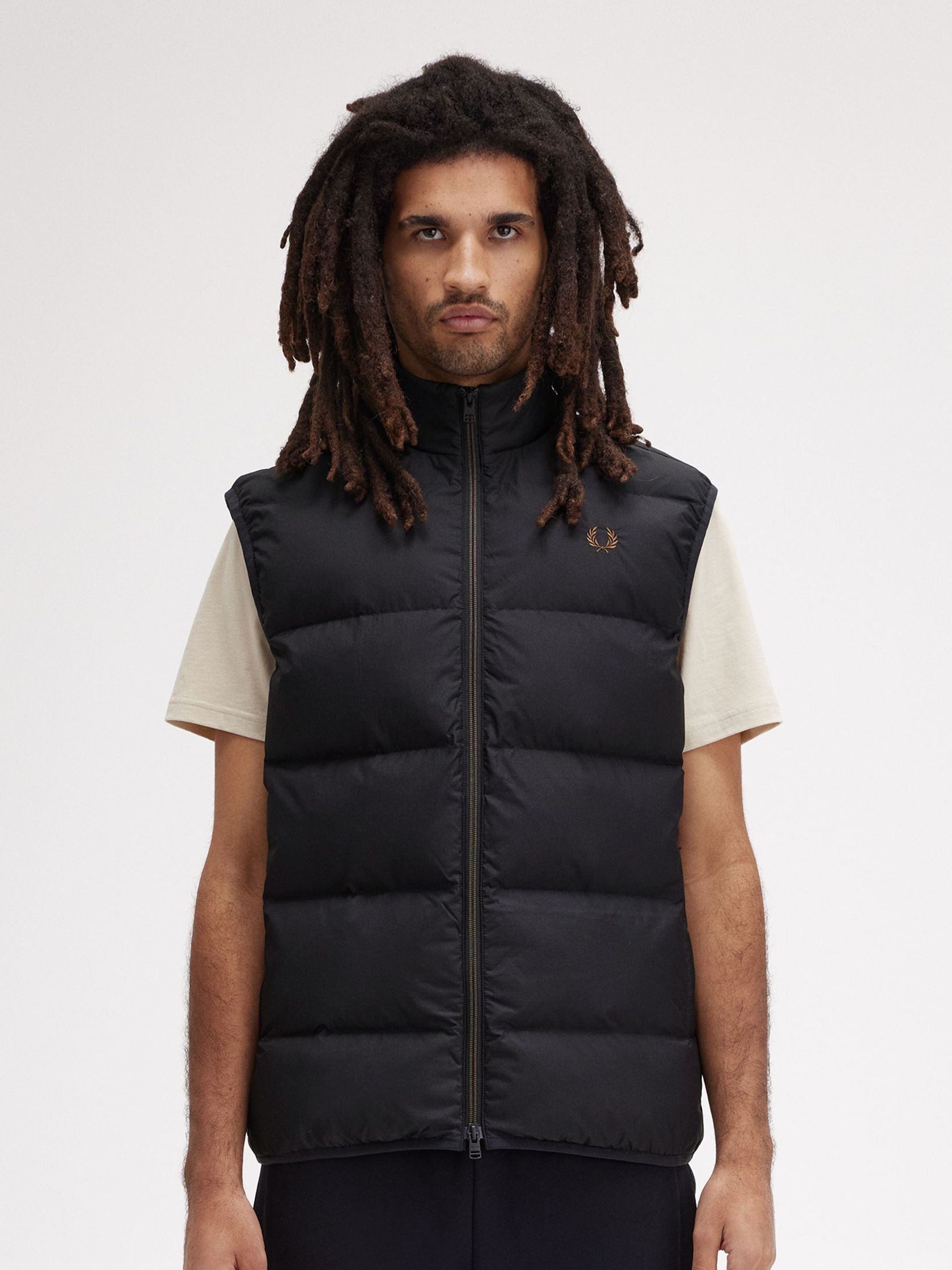 Buy Fred Perry Padded Insulated Black Gilet from Next USA