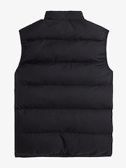 Fred Perry Padded Insulated Black Gilet - Image 7 of 7
