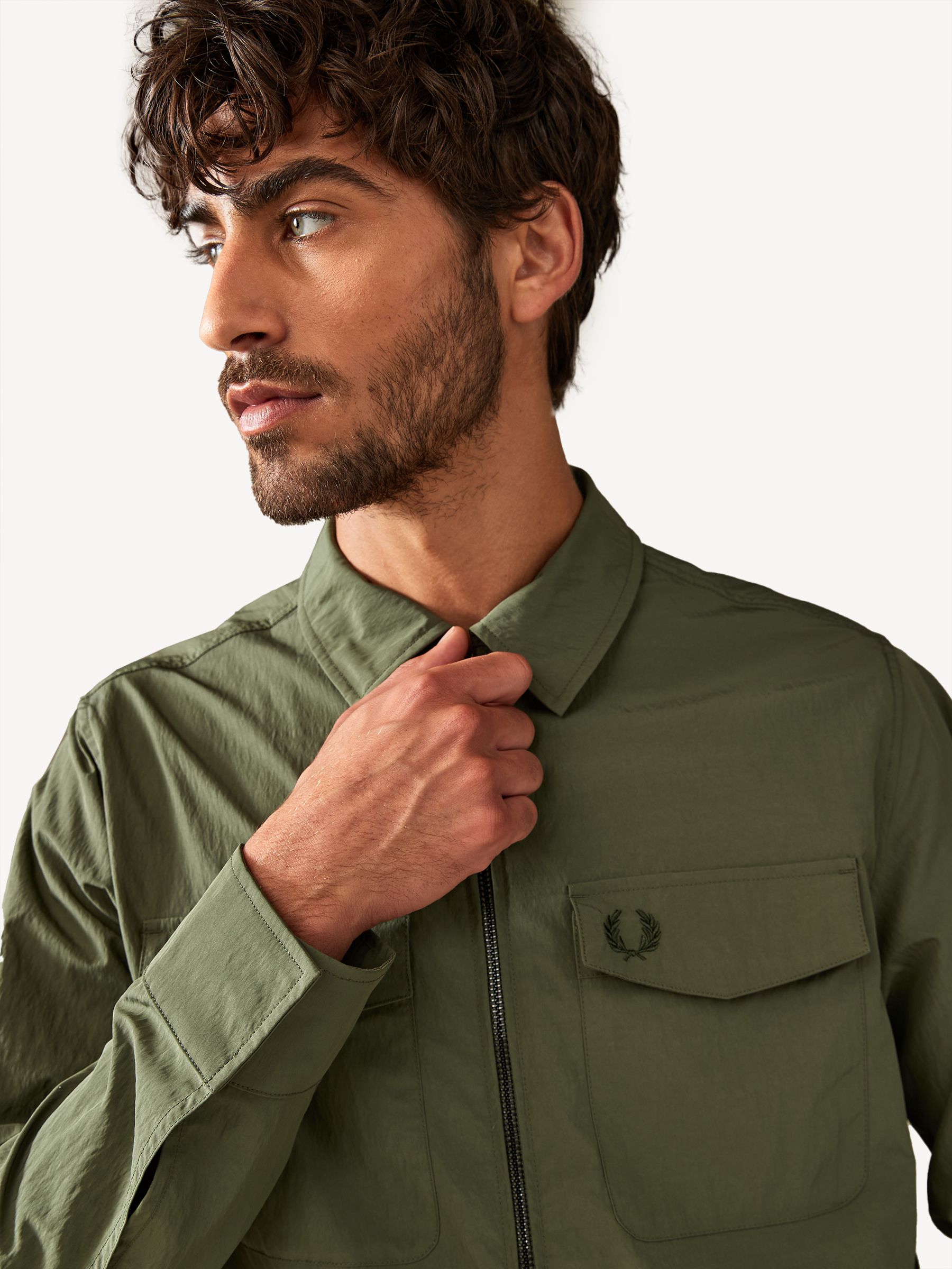 Buy Fred Perry Zip Through Lightweight Jacket from the Next UK