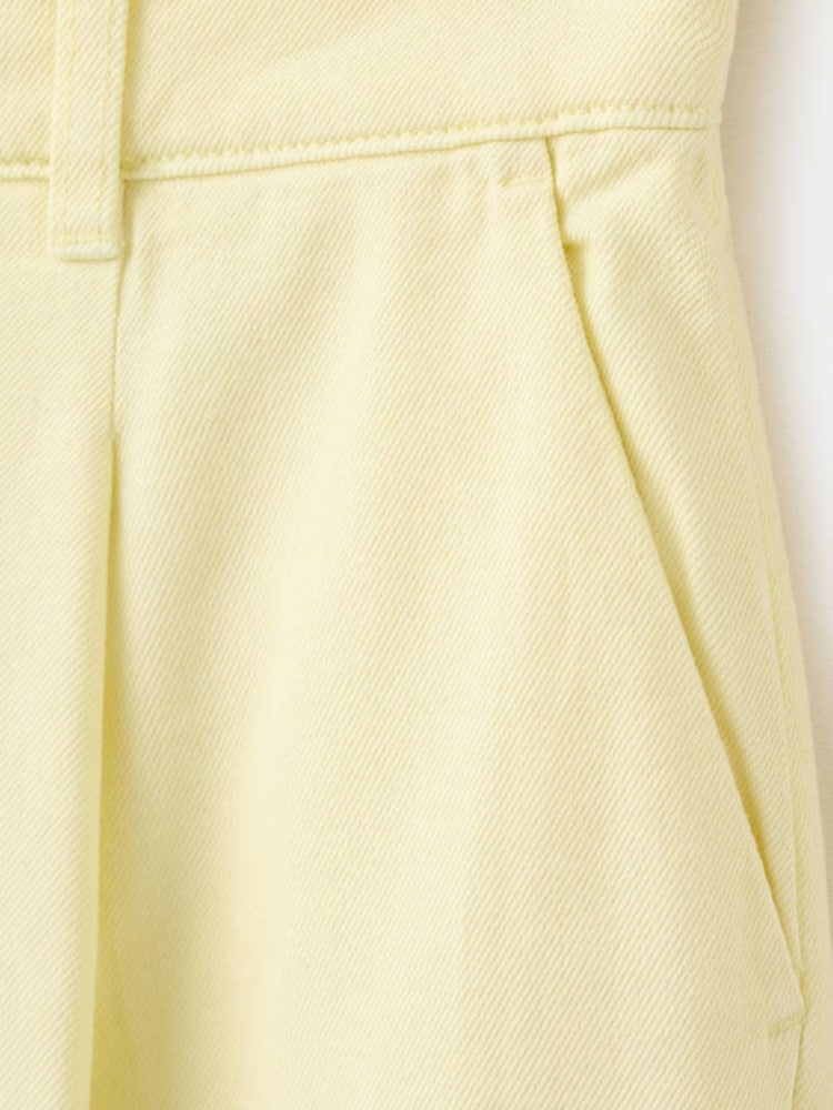 Mango Yellow Denim Bermuda Shorts - Image 7 of 7