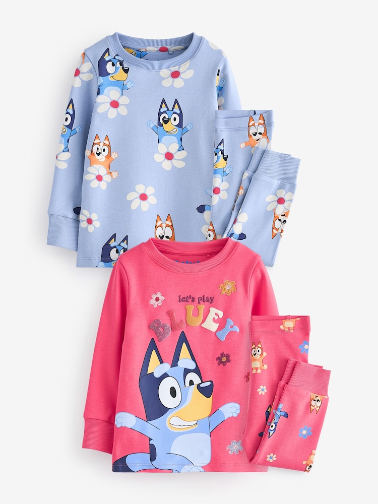 Bluey/Rouge - Pyjama de licence 2 Pack (12mths-8yrs) - Image 9 of 11