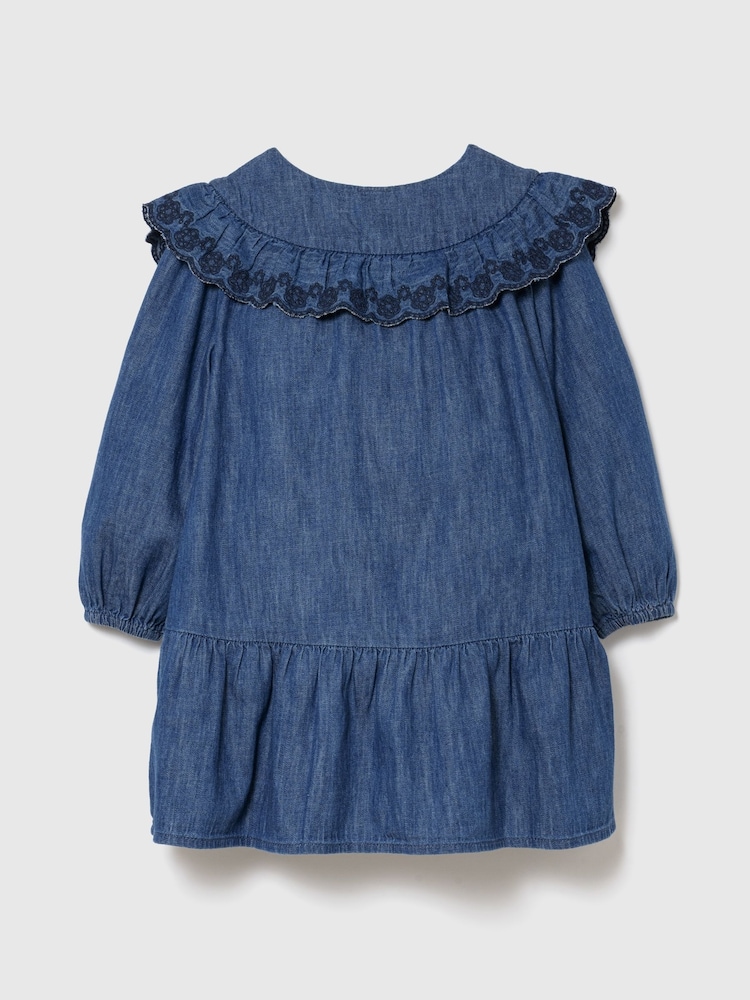 Gap Mid Wash Denim Drop-Waist Dress (6mths-5yrs) - Image 2 of 2 Gap Mid Wash Denim Drop-Waist Dress (6mths-5yrs) - Image 2 of 2