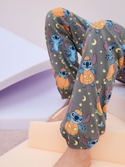 Charcoal Grey Lilo & Stitch 100% Cotton Halloween License Pyjamas (3-16yrs) - Image 5 of 9