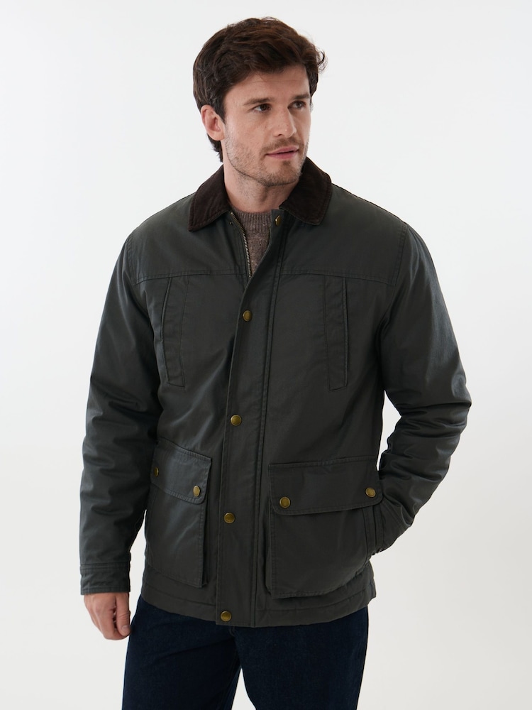 Saltwell Green Corduroy Collared Jacket - Image 1 of 8 Saltwell Green Corduroy Collared Jacket - Image 1 of 8