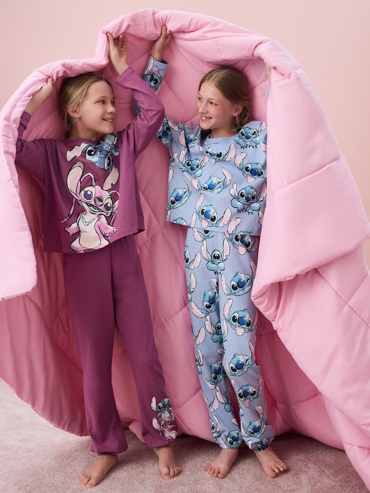 Blau/Lila - Lilo and Stitch License Pyjamas 2 Pack (3-16yrs) - Bild 2 von 11 Blau/Lila - Lilo and Stitch License Pyjamas 2 Pack (3-16yrs) - Bild 2 von 11