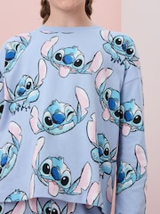 أزرق/أرجواني - حزمة من قطعيتن "2" بيجامة مزينة بطبعة مرخصة من Lilo & Stitch (3-16سنوات) - Image 5 of 11