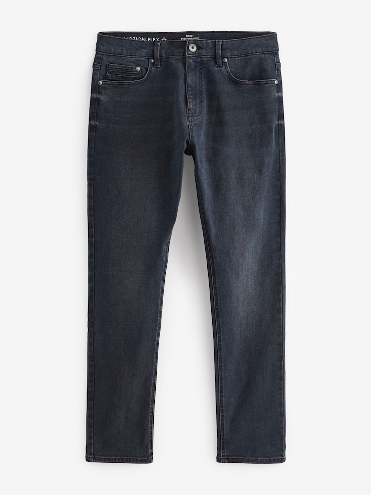 Grey Slim Fit Motion Flex Jeans - Image 7 of 9