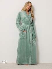 Long Tall Sally Green Super Luxe Maxi Dressing Gown - Image 2 of 6